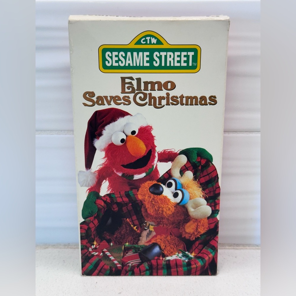 Sesame Street: Elmo Saves Christmas (VHS, 1996) Kevin Clash & Caroll Spinney